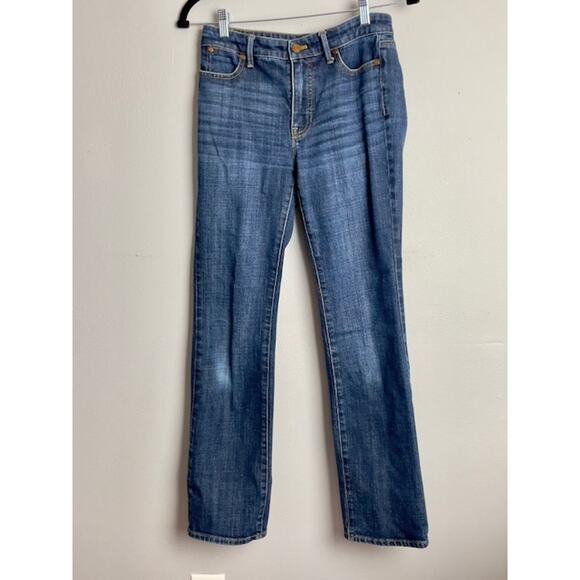 Garnet Hill Bootcut Jeans 2P Petite | Mid Wash Denim - Picture 1 of 3